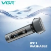 VGR381 reciprocating razor wholesale Portable household men's black LCD digital display waterproof electric shaver Application Scenario